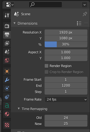 Blender: how to change animation frame rate? - goesZen • Linux goesZen